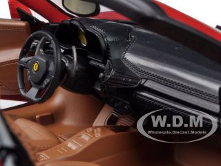 2012 2013 Ferrari 458 Italia Spider Red 1 18 by Hotwheels X5527