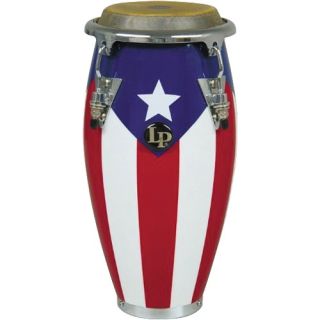 Latin Percussion Music Collection Mini Tunable Conga Puerto Rican Flag
