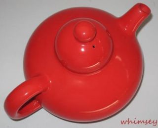 Beauce Beauceware Red Hayhoe Medium Flowerdale Teapot 1320 Quebec