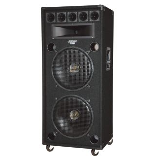 Pyle PADH182 New 18 DJ Dual 8 Way Stage Speaker Cabinet 1400 Watt w