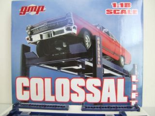 Colossal Four Post Auto Lift 1 18 Scale Dicast by GMP Is New