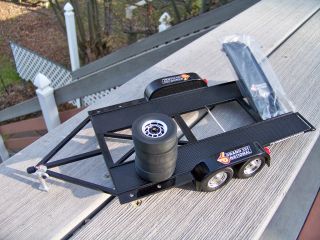 GMP Stk# 260 4 Diecast Car Trailer in 1/18 scale. Comes with tire rack