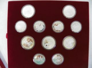 28 Silver Coins 1980 Moscow Olympic Commemorative Set 90 Silver B262
