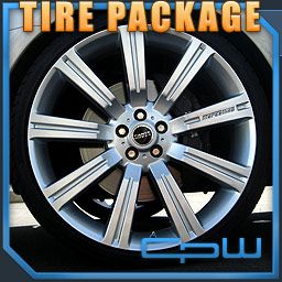 24 inch Silver Rims Range Land Rover Wheels with Tires Sport LR3 LR4