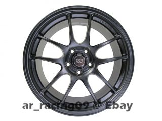 18 18x10 5 Enkei Wheels Rims PF01 Black EVO x 10 9 8