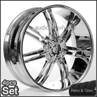 24inch Wheels and Tires Chevy Escalade Tahoe QX56 Rims