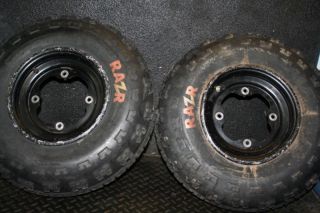 Raptor YFZ450 Banshee Front Stock Wheels Rims Tires