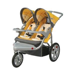 Instep Grand Safari Swivel Wheel Double Jogging Stroller Baby Jogger