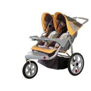 Instep Grand Safari Swivel Wheel Double Jogging Stroller Baby Jogger