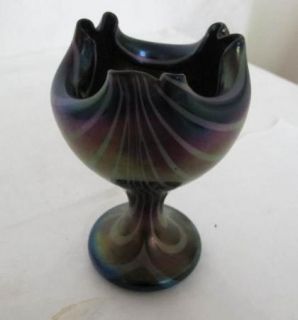 Stunning C 1900 Loetz Kralic Purple Decorated Vase