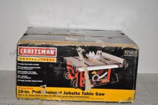 Craftsman 21828 10 in Professional Jobsite Table Saw