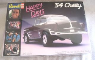 Vintage 1982 Revell Happy Days 54 Chevy 1 25 Scale Model Car Kit 7342