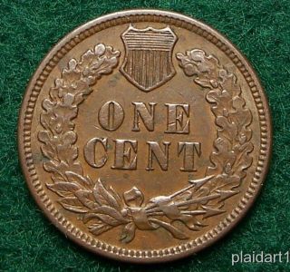 1909 Indian Head Cent Very Fine Plus VF Circulated US Coin IHC372