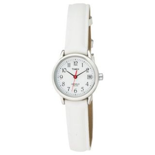 New Timex Women s T2H391 Easy Reader White Strap Nurses Watch
