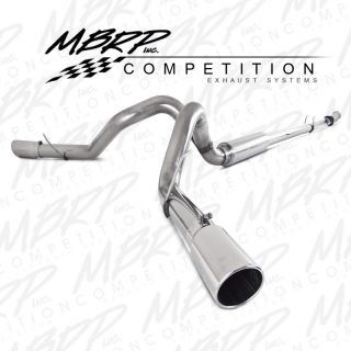 MBRP 409 Stainless 4 Dual Down Pipe Back Exhaust System   Competition