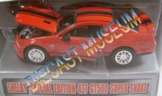 2008 08 Shelby Mustang GT500 Super Snake 427 Diecast 50 Years