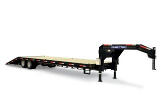 New 30 Sure Trac 22 000 Hydraulic Powered Dove Tail Gooseneck Trailer