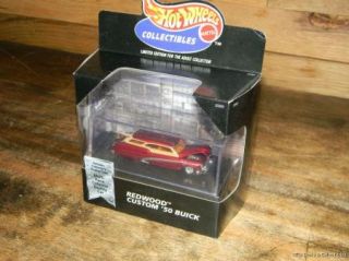 Hot Wheels Mattel Collectibles 1950 Buick Redwood Display Case Multi