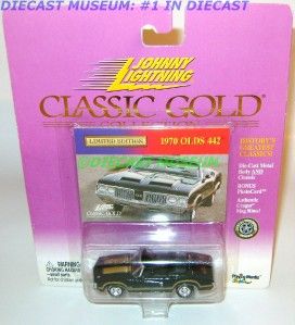 1970 70 Olds Oldsmobile 442 Diecast Classic Gold JL