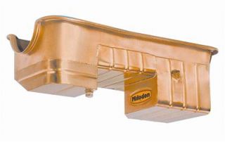Milodon 31129 Oil Pan Steel Gold Iridited 7 Qt Ford