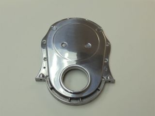 BBC Chevy Polished Aluminum Timing Chain Cover 396 427 454 502