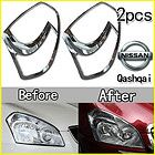 for 2008 2012 Nissan Qashqai Dualis Head Light Cover Trim exterior