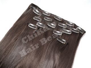 Clip IN Extensions Haarverlängerung Haarverdichtung Kunsthaar #4