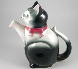 Scherzkanne Katze Katzenform ~1900 Kanne