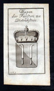 1740   Dietrichstein Adelsgeschlecht Kärnten Wappen