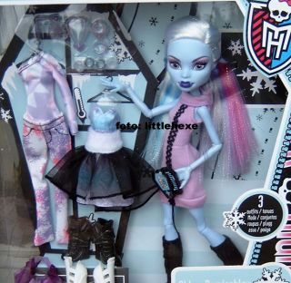 MONSTER HIGH I LOVE FASHION ABBEY BOMINABLE MIT 3 OUTFITS NEU HEIT OVP