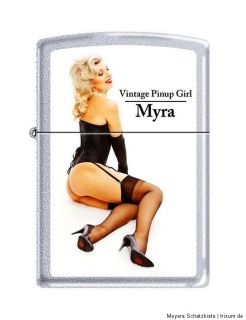 the complete VINTAGE Pin Up set   all 4 sexy limited lighters