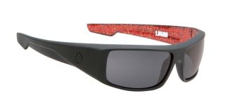 Spy Sunglasses Logan RSD Matte Black Red Flake Grey