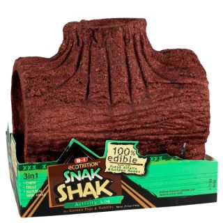 Ecotrition Snak Shak Log   Cage Accessories   Small Pet