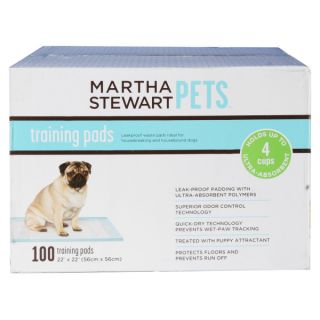 Martha Stewart 100 ct Waste Pads   Martha Stewart Pets   Dog