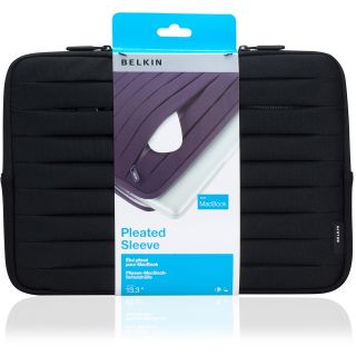 Belkin Tasche NB 13,3 Pleated Schutzhülle MacBook / schwarz