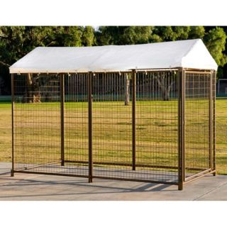 Advantek 4x8 Kennel Cover   Outdoor Kennels   Houses & Outdoor Kennels