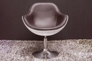 Design Sessel Speedchair Cocktailsessel Weiß Braun NEU