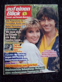 auf einen Blick   16/1987   Susanne Uhlen   Geburtstag
