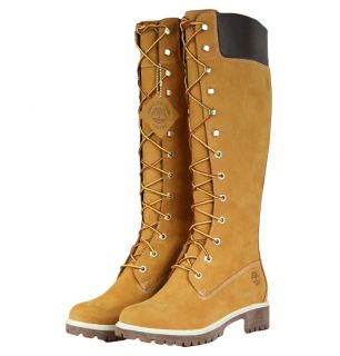 Timberland 23345 14 Inch Premium Waterproof Womens Boots Wheat/Nubuck