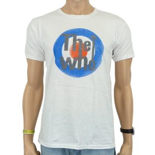 The Who   Bullseye Vintage Band T Shirt, white