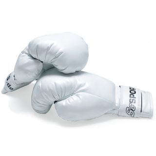 BOXHANDSCHUHE WEISS KUNSTSTOFF ScSPORTS 10 16 oz 03204