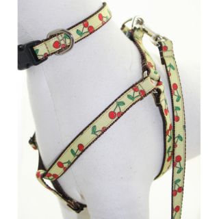 Lola & Foxy Step In Dog Harnesses   Lemon Cherry	   Harnesses   Collars, Harnesses & Leashes