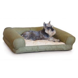 K&H Lazy Sofa Sleeper Pet Bed   Green