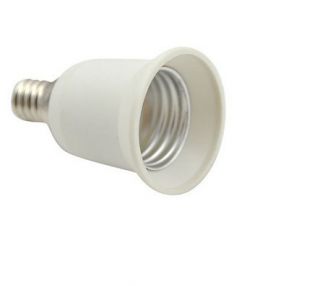GK3760 NEW E14 to 27 Candelabra Adapter Light Bulb Enlarger