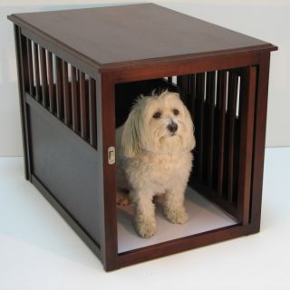 Wood Dog Crate  Crown Pet Products Eco Friendly Wood Dog Crate