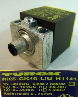 Turck induktiver Sensor Ni25 CK40 LIU H1141