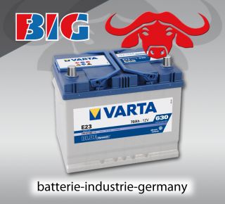 VARTA Blue Dynamic Autobatterie E23 / MAZDA RX 8 / 70Ah