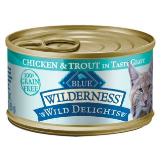 BLUE Wilderness Wild Delights Cat Food   Chicken/Trout