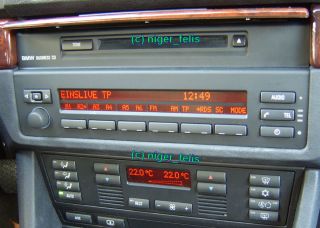 BMW 5er E39 E53 X5 Business CD Radio + DAS GRÖßTE MID + Wechsler