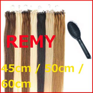 Remy Echthaar Microring Extensions, Haarverlängerung   45cm, 50cm